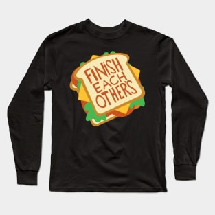 Wreck Princess Frozen Sandwich Long Sleeve T-Shirt